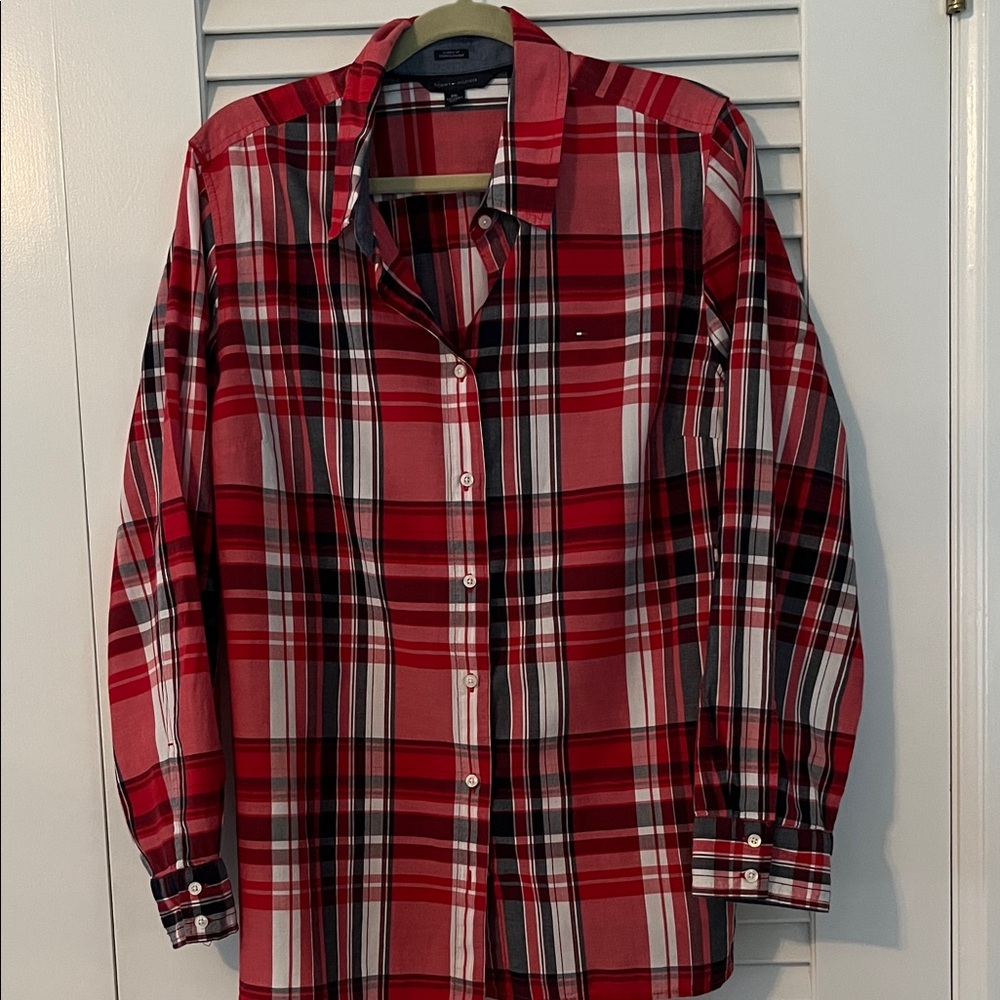 Tommy Hilfiger Women’s Plaid Shirt - size XXL